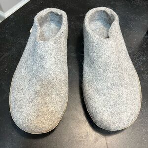 Glerups Cozy Gray Women's Slippers size 40